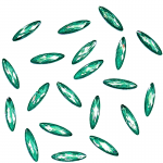 Cristale pentru unghii Marquise, 4 bucati Cod MQ002 Green Cristale pentru unghii Marquise, 4 bucati Cod MQ002 Green